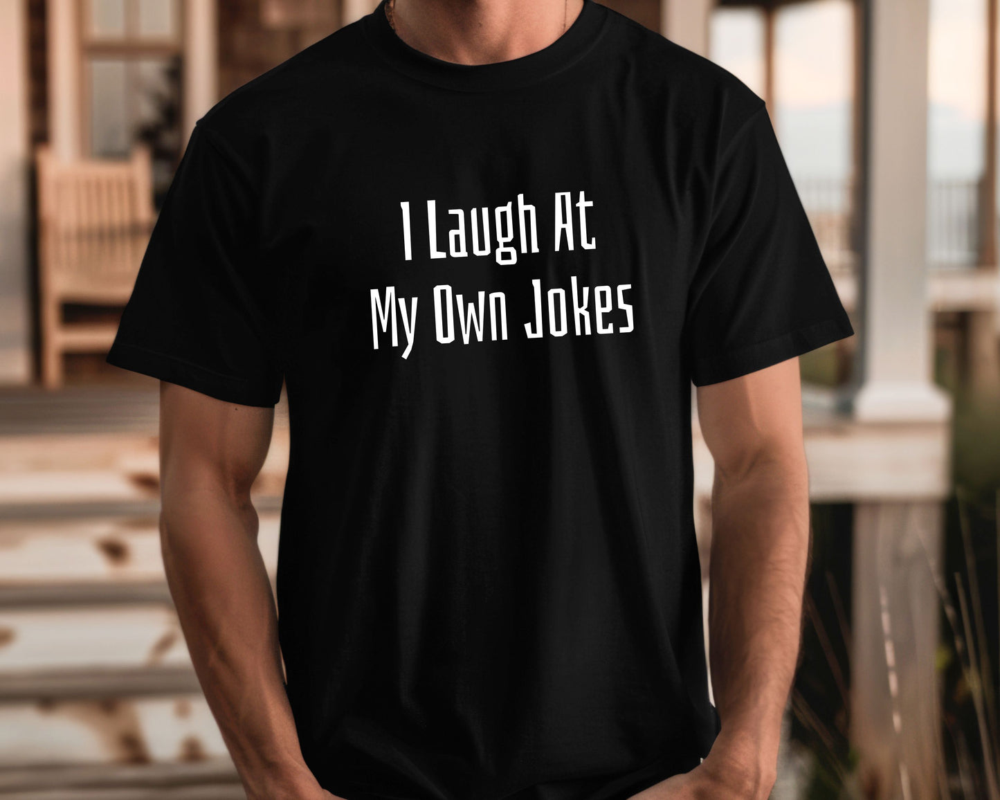 Laugh At Own Jokes